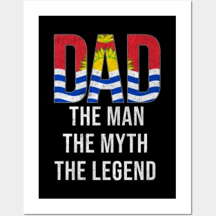 I-Kiribati Dad The Man The Myth The Legend - Gift for I-Kiribati Dad With Roots From I-Kiribati Posters and Art